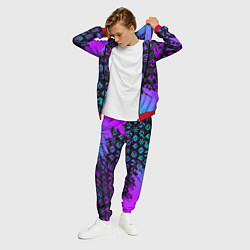 Костюм мужской GENSHIN NEON PATTERN SYMBOL НЕОН ЭМБЛЕМЫ, цвет: 3D-красный — фото 2