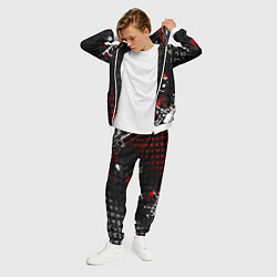 Костюм мужской Японские символы Митсубиси, цвет: 3D-белый — фото 2