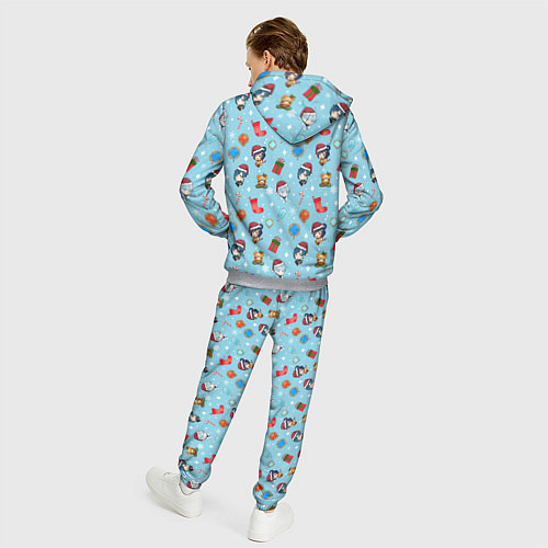 Мужской костюм GI Christmas Pattern / 3D-Меланж – фото 4