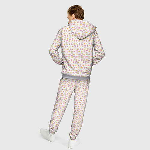 Мужской костюм Векторные круги / 3D-Меланж – фото 4