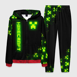 Мужской костюм MINECRAFT NEON LOGO CREEPER