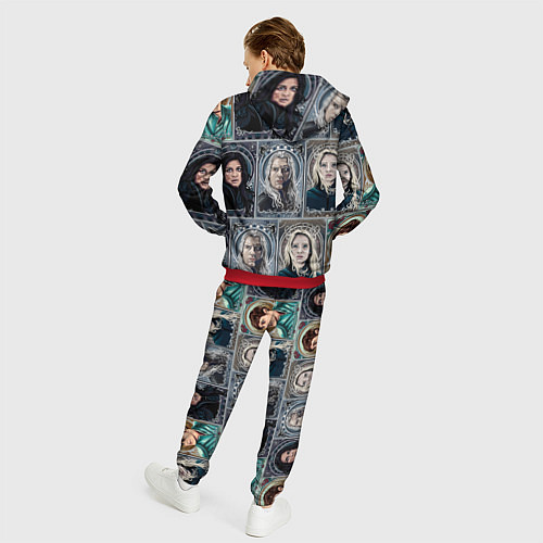 Мужской костюм Ведьмак Сезон 2 Коллаж / 3D-Красный – фото 4