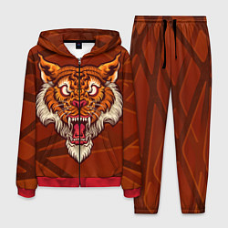 Костюм мужской Тигр Evil, цвет: 3D-красный