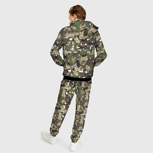 Мужской костюм Камуфляж из Собак Camouflage / 3D-Черный – фото 4