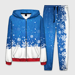 Костюм мужской Снежинки - С Новым Годом, цвет: 3D-красный