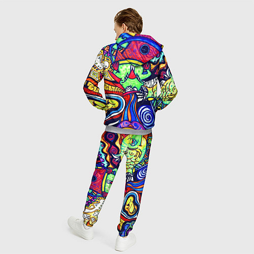 Мужской костюм ПСИХОДЕЛЛА / 3D-Меланж – фото 4