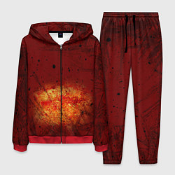 Костюм мужской Взрыв на Марсе, цвет: 3D-красный
