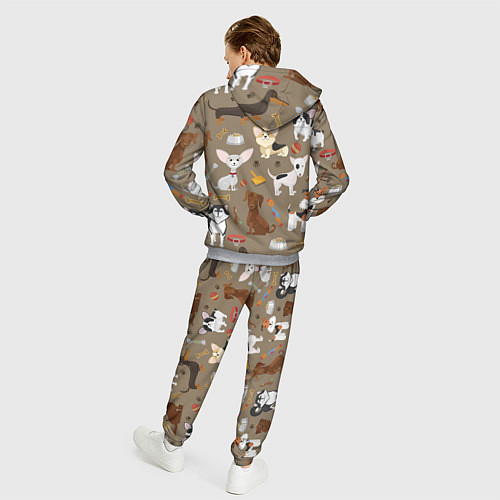 Мужской костюм У меня есть собака / 3D-Меланж – фото 4