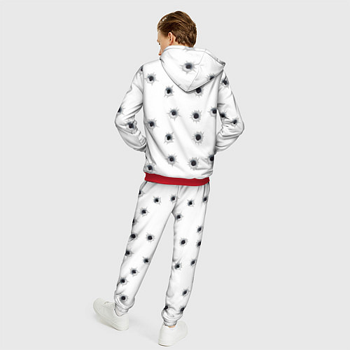 Мужской костюм Wormsчервяки / 3D-Красный – фото 4