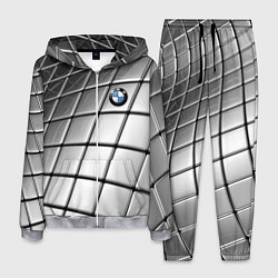 Костюм мужской BMW pattern 2022 цвета 3D-меланж — фото 1