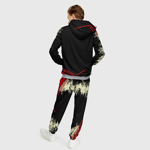 Мужской костюм Кобра Кай Сериал Нетфликс Гранж / 3D-Меланж – фото 4