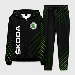 Мужской костюм Skoda Шкода Полосы