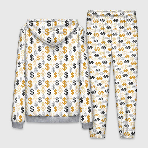 Мужской костюм Денежные Знаки Доллара / 3D-Меланж – фото 2