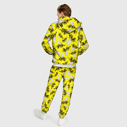 Мужской костюм Пчелы на желтом / 3D-Белый – фото 4