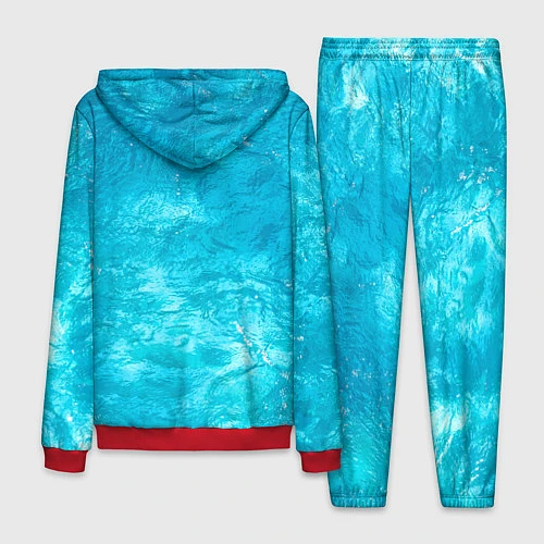 Мужской костюм Голубой океан Голубая вода / 3D-Красный – фото 2