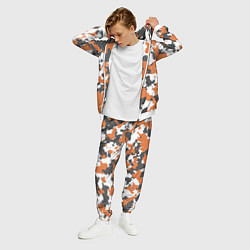 Костюм мужской Orange Camo, цвет: 3D-белый — фото 2