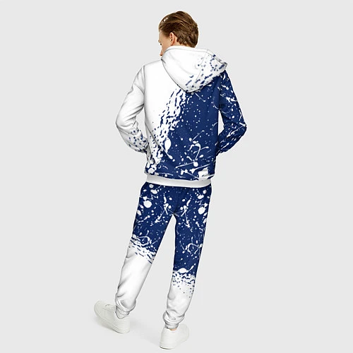 Мужской костюм Тоттенхэм Хотспур брызги / 3D-Белый – фото 4