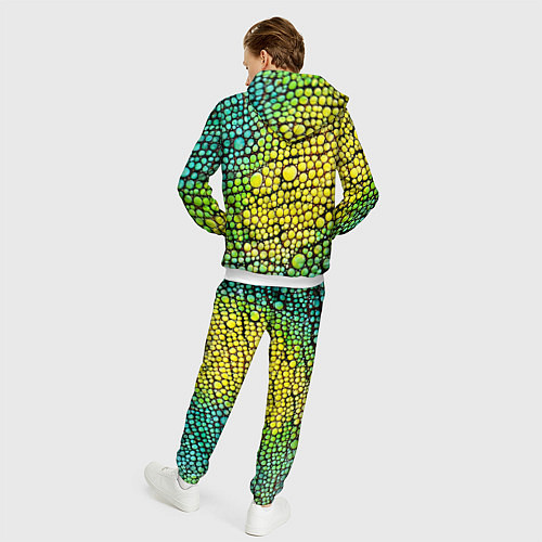 Мужской костюм Кожа ящерицы / 3D-Белый – фото 4