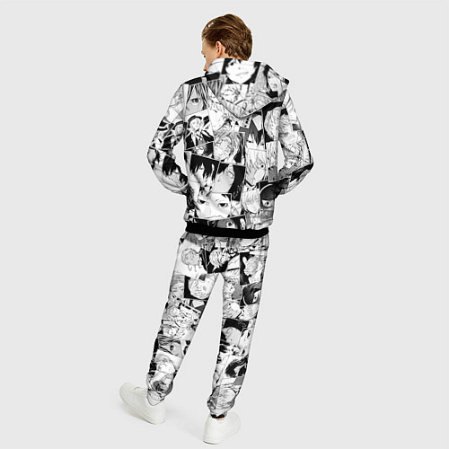 Мужской костюм Bungo Stray Dogs pattern / 3D-Черный – фото 4