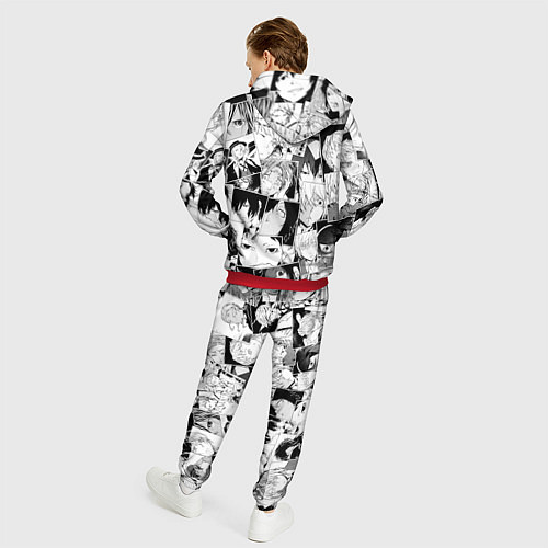 Мужской костюм Bungo Stray Dogs pattern / 3D-Красный – фото 4