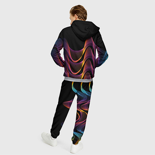 Мужской костюм Fashion pattern Neon Milano / 3D-Меланж – фото 4