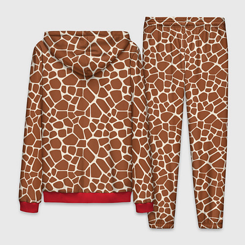 Мужской костюм Шкура Жирафа - Giraffe / 3D-Красный – фото 2