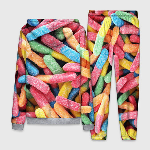 Мужской костюм Мармеладные червячки / 3D-Меланж – фото 2