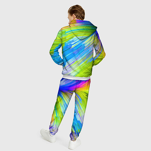 Мужской костюм Color vanguard pattern Raster / 3D-Белый – фото 4