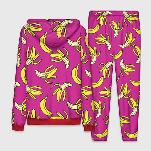 Мужской костюм Banana pattern Summer Color / 3D-Красный – фото 2