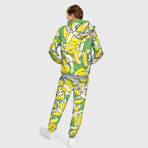 Мужской костюм Banana pattern Summer Food / 3D-Меланж – фото 4