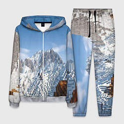 Костюм мужской Minecraft Mountains Video game, цвет: 3D-меланж