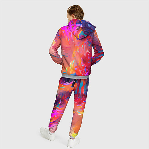 Мужской костюм Сочные краски / 3D-Меланж – фото 4