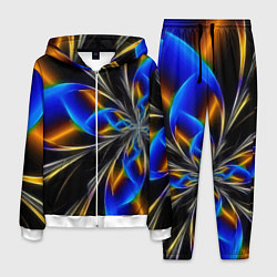 Костюм мужской Neon vanguard pattern Fashion 2023, цвет: 3D-белый