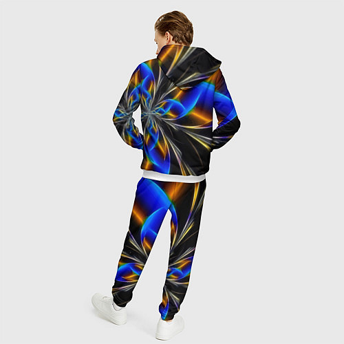 Мужской костюм Neon vanguard pattern Fashion 2023 / 3D-Белый – фото 4