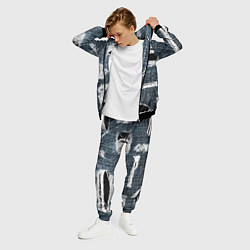 Костюм мужской Джинсовое рваньё Fashion trend, цвет: 3D-черный — фото 2