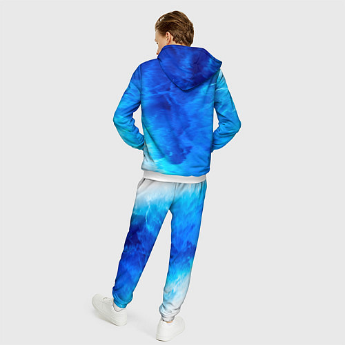 Мужской костюм VOLKSWAGEN Volkswagen Пламя / 3D-Белый – фото 4