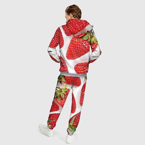 Мужской костюм Strawberries / 3D-Меланж – фото 4