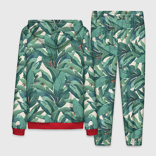 Мужской костюм Листья Банановых Деревьев / 3D-Красный – фото 2