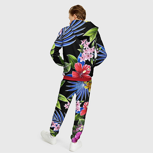 Мужской костюм Floral vanguard composition Летняя ночь Fashion tr / 3D-Красный – фото 4