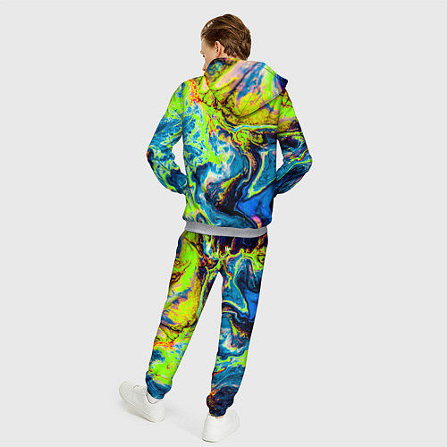 Мужской костюм The Poisonous Palette / 3D-Меланж – фото 4