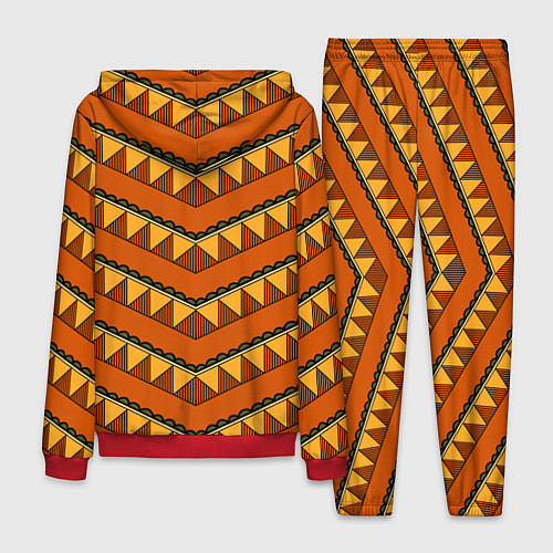Мужской костюм Polynesian tiki ANGRY / 3D-Красный – фото 2