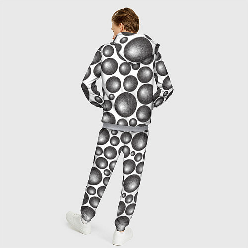 Мужской костюм Объёмные шары - текстура / 3D-Меланж – фото 4