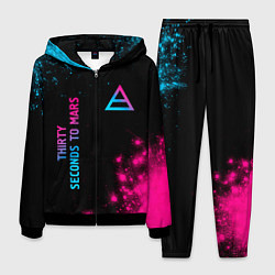 Мужской костюм Thirty Seconds to Mars Neon Gradient