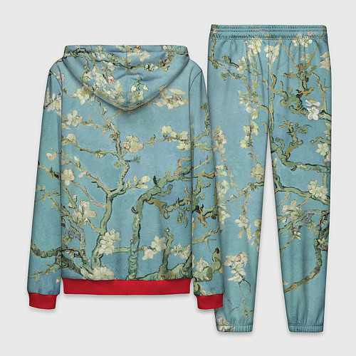 Мужской костюм Ван Гог Селфи - Арт Портрет / 3D-Красный – фото 2