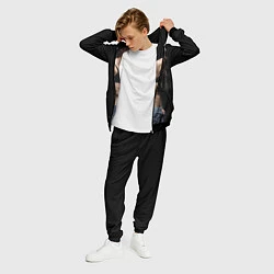 Костюм мужской Фитнес-модель в джинсах, цвет: 3D-черный — фото 2