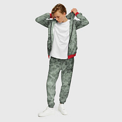 Костюм мужской Старая затёртая мешковина с принтом, цвет: 3D-красный — фото 2