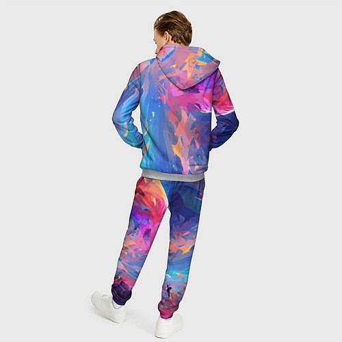 Мужской костюм Splash of colors / 3D-Меланж – фото 4