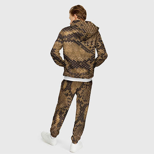 Мужской костюм Кожа питона - fashion 2028 / 3D-Белый – фото 4