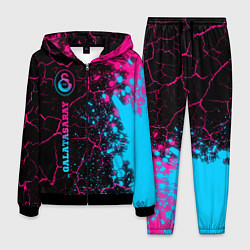 Костюм мужской Galatasaray - neon gradient: по-вертикали, цвет: 3D-черный