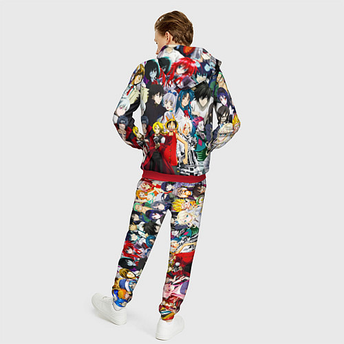 Мужской костюм Все аниме персонажи / 3D-Красный – фото 4